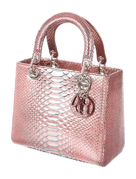 lady dior metallic python price|Lady Dior bag.